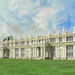 Оздоровительный комплекс Зеленый городок в Рождествено. Корпус 1. Перспектива 1. 