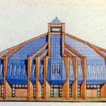 База отдыха "Голубой Факел", Газпром, г.Валдай. Административный корпус.