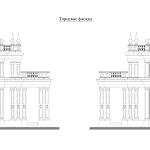 Оздоровительный комплекс Зеленый городок в Рождествено. Корпус 1. Фасады 1.