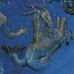 Интерьеры частного дворцового комплекса "Белый Замок". Столовый зал. Роспись плафона. Зодиакальное небо. Козерог.